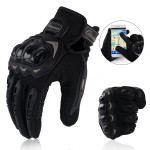 Windproof and thermal protective gloves, XXL size, black color